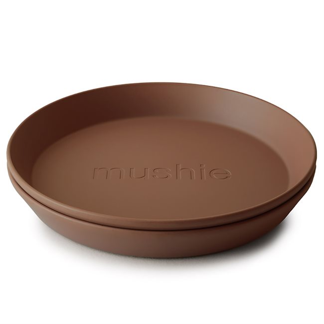    2-pack-plates-paidiko-piato-mushie-caramel-oneandonlybaby.gr