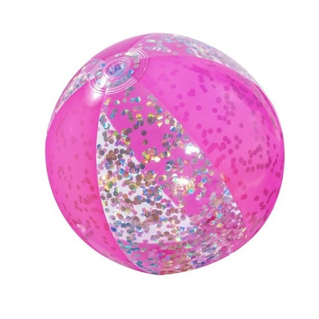 fouskoti-mpala-thalassis-beach-ball-glitter-pink-oneandonlybaby.gr