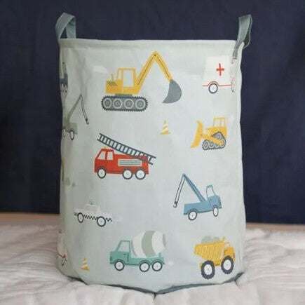 kalathi-apothikefsis-paixnidiwn-storage-basket-a-little-lovely-company-vehicles-oneandoblybaby.gr