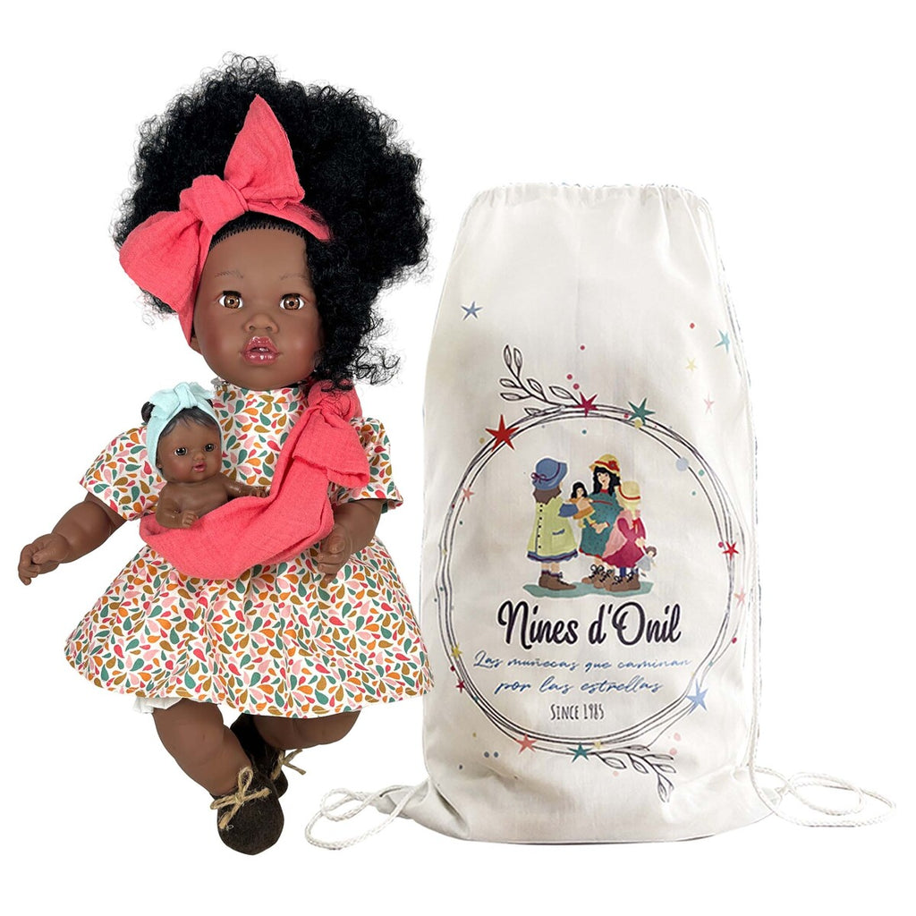 nines-donil-paidiki-koukla-alika-me-polyxromo-forema-kai-moro-se-marsipo-oneandonlybaby.gr