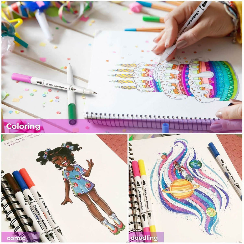 ohuhu-art-markers-set-markadoron-120-chromaton-me-vasi-to-nero-brush-fineliner-oneandonlybaby.gr