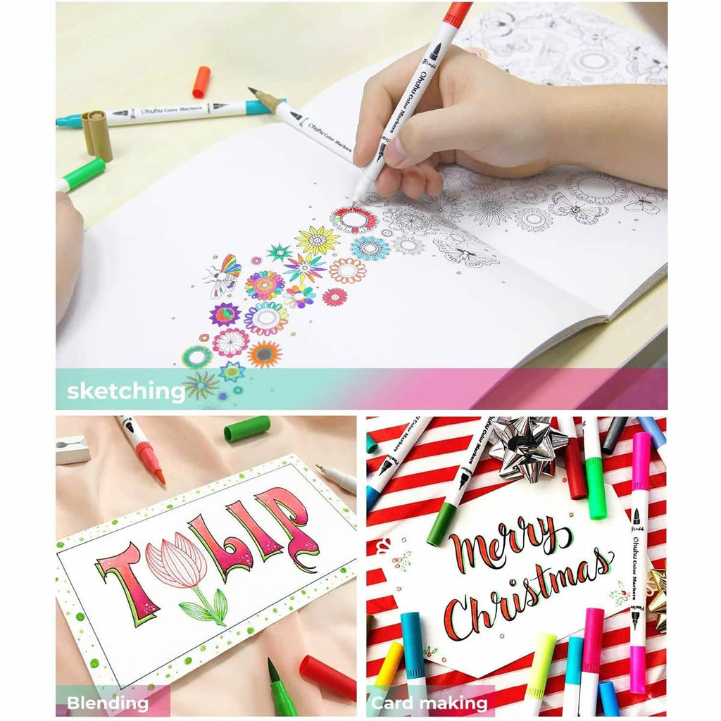 ohuhu-art-markers-set-markadoron-120-chromaton-me-vasi-to-nero-brush-fineliner-oneandonlybaby.gr
