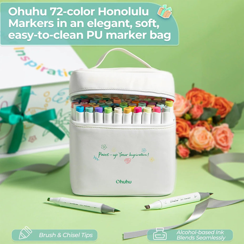 ohuhu-gift-box-72-markadoron-brush-chisel-sketchbook-fineliners-oneandonlybaby.gr