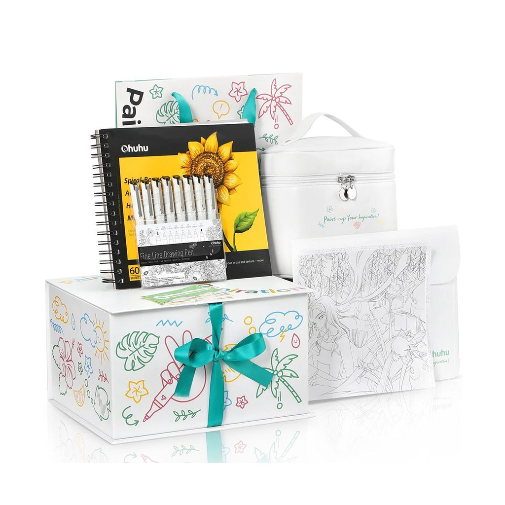 ohuhu-gift-box-72-markadoron-brush-chisel-sketchbook-fineliners-oneandonlybaby.gr