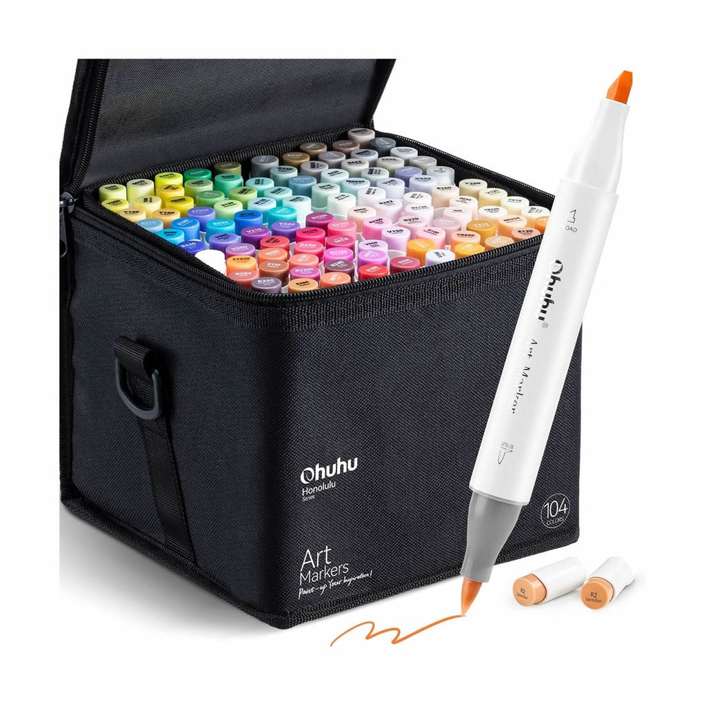 ohuhu-honolulu-alcohol-art-markers-set-104-markadoron-brush-chisel-oneandolybaby.gr
