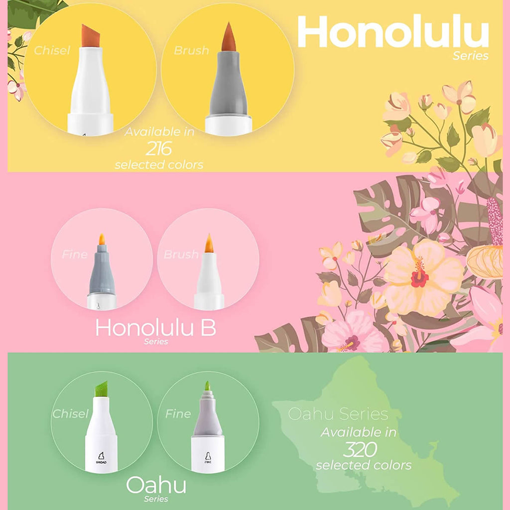 ohuhu-honolulu-alcohol-art-markers-set-markadoron-168-khromaton-brush-chisel-oneandonlybaby.gr