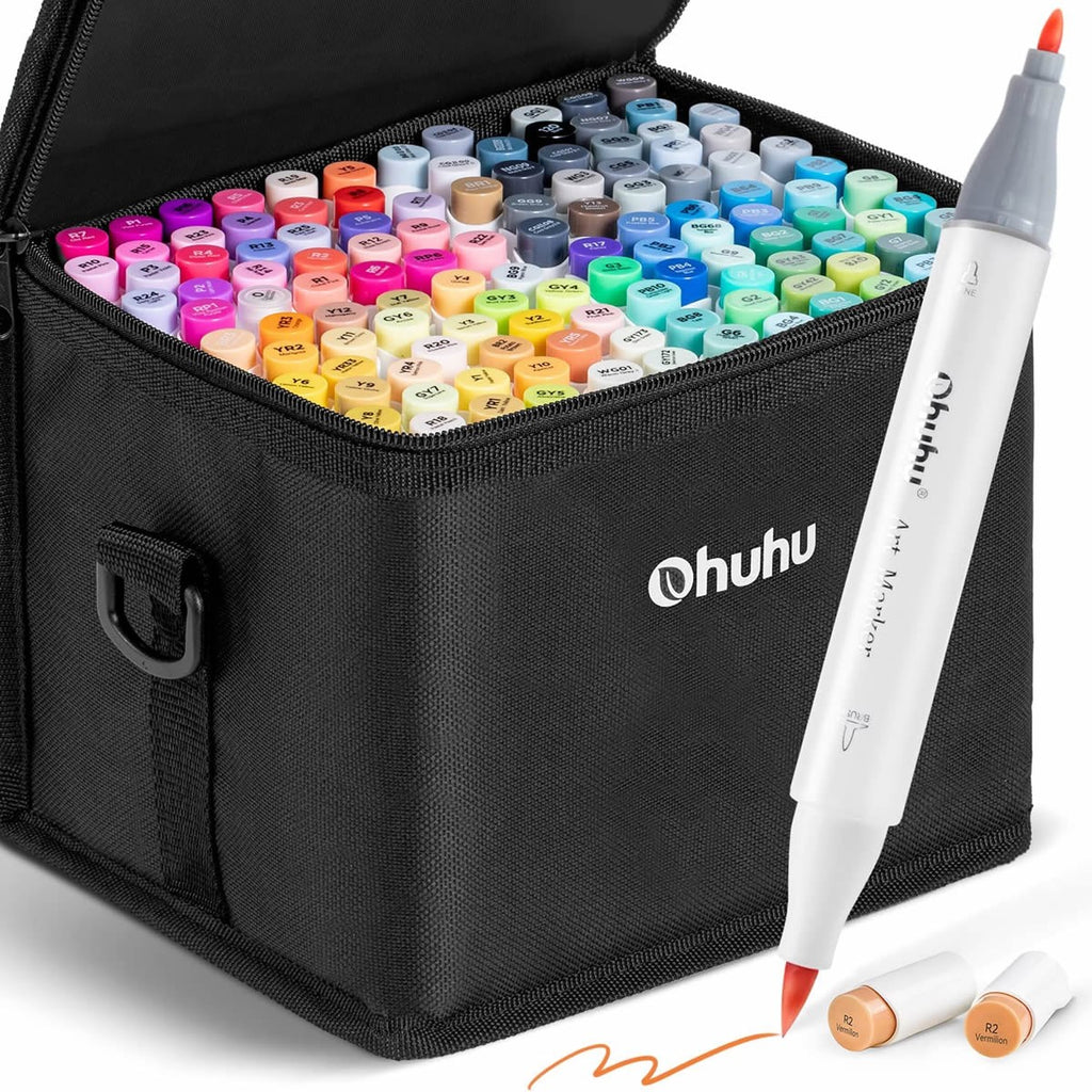 ohuhu-honolulu-b-alcohol-art-markers-set-markadoron-120-xromaton-brush-fine-oneandonlybaby.gr