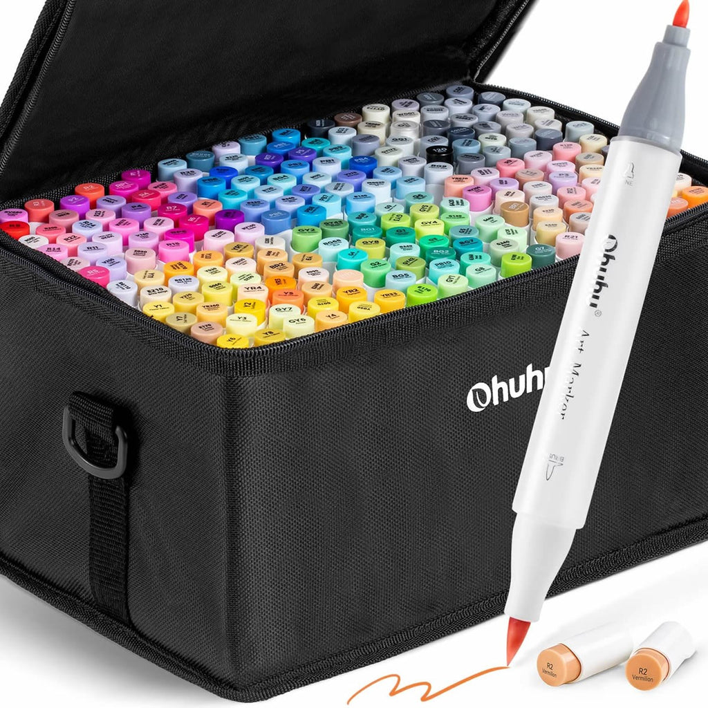 ohuhu-honolulu-b-alcohol-art-markers-set-markadoron-216-xromaton-brush-fine-oneandonlybaby.gr