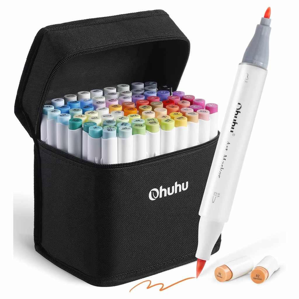 ohuhu-honolulu-b-alcohol-art-markers-set-markadoron-72-xromaton-brush-fine-oneandonlybaby.gr