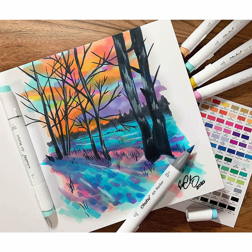 ohuhu-marker-sketchbook-21-x-21cm-skliro-ekswfillo-me-lastikho-oneandonlybaby.gr