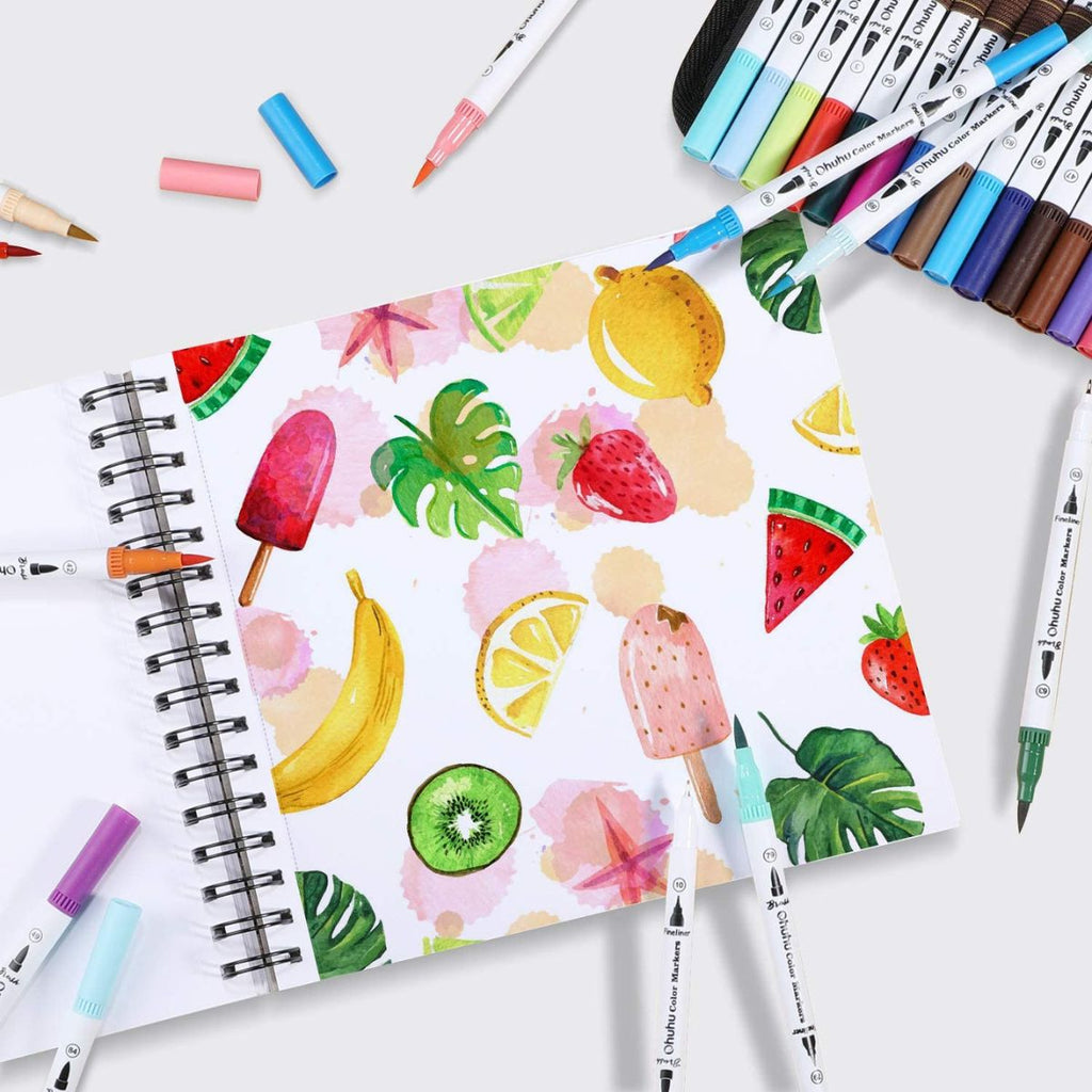 ohuhu-marker-sketchbook-spiral-225-x-21cm-oneandonlybaby.gr