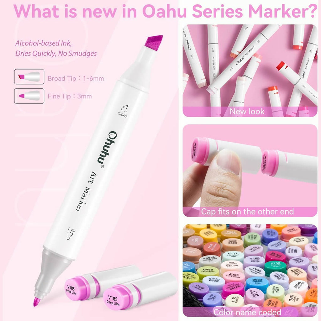 ohuhu-oahu-alcohol-art-markers-set-markadoron-40-khromaton-fine-chisel-4-oneandonlybaby.gr