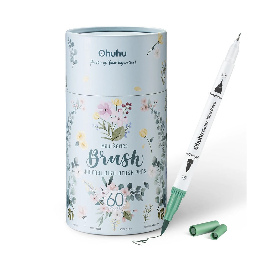 ohuhu-set-markadoron-60-xromaton-me-basi-to-nero-brush-fineliner-oneandonlybaby.gr