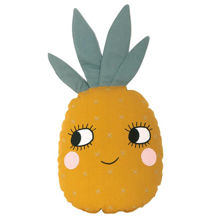 paidiko-diakosmitiko-maxilari-ananas-kids-cushion-pineapple-organic-cotton-roommate-oneandpnlybaby.gr