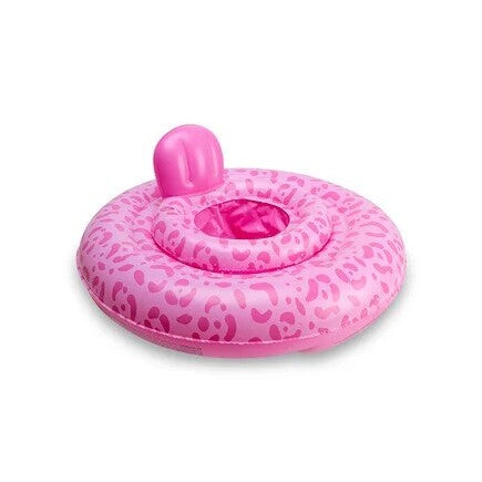 paidiko-fouskoto-stroma-me-kathisma-baby-float-pink-leopard-swim-essentials-oneandonlybaby.gr
