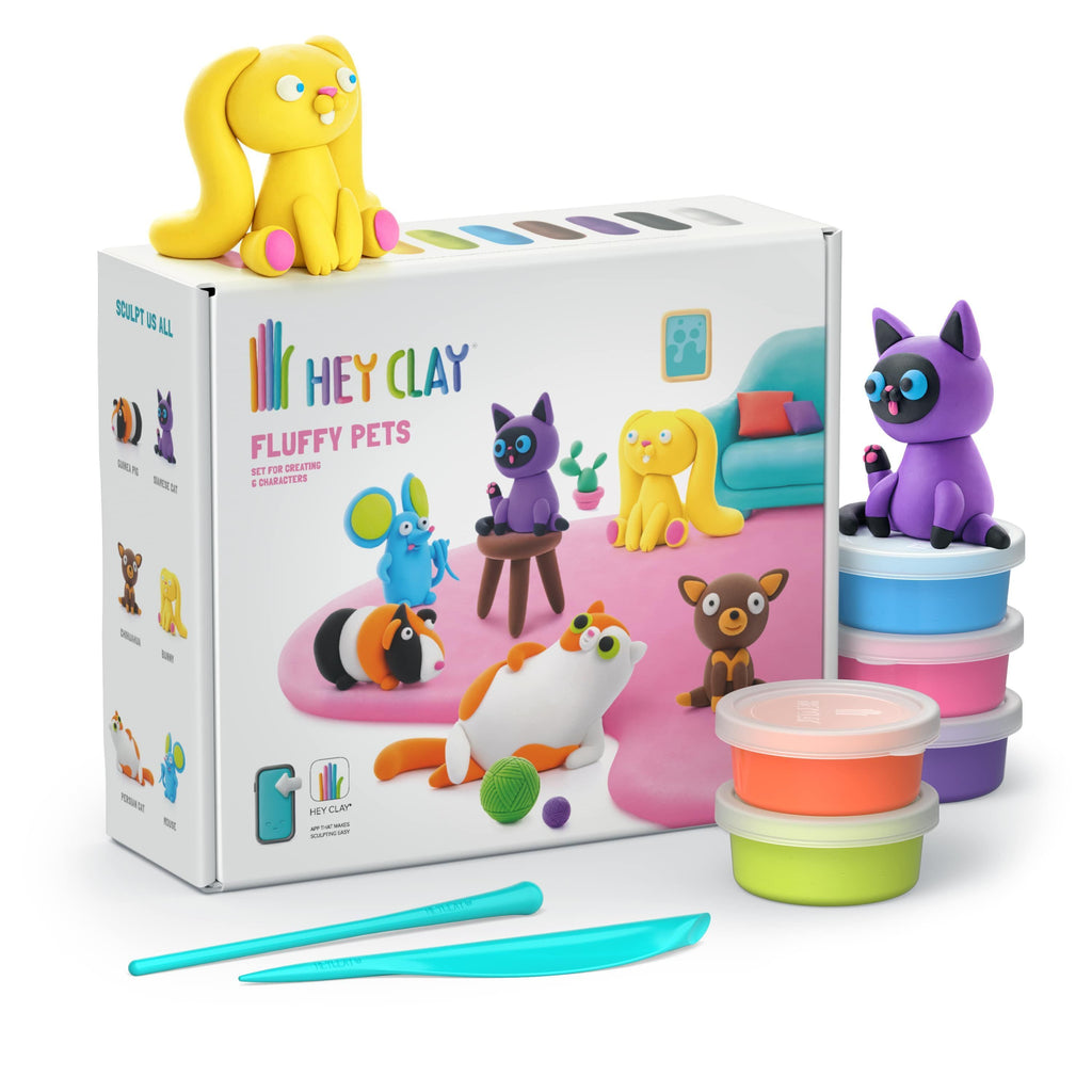 pilos-hey-clay-set-claymates-fluffy-pets-diy-onenadonlybaby.gr