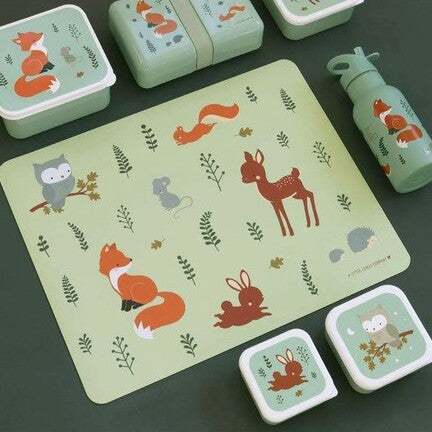 placemat-diskos-soupla-viniliou-a-little-lovely-company-forest-animals-oneandonlybaby.gr
