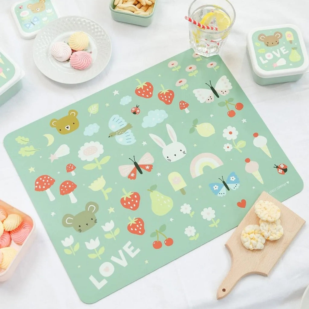 placemat-diskos-soupla-viniliou-a-little-lovely-company-joy-oneandonlybaby.gr