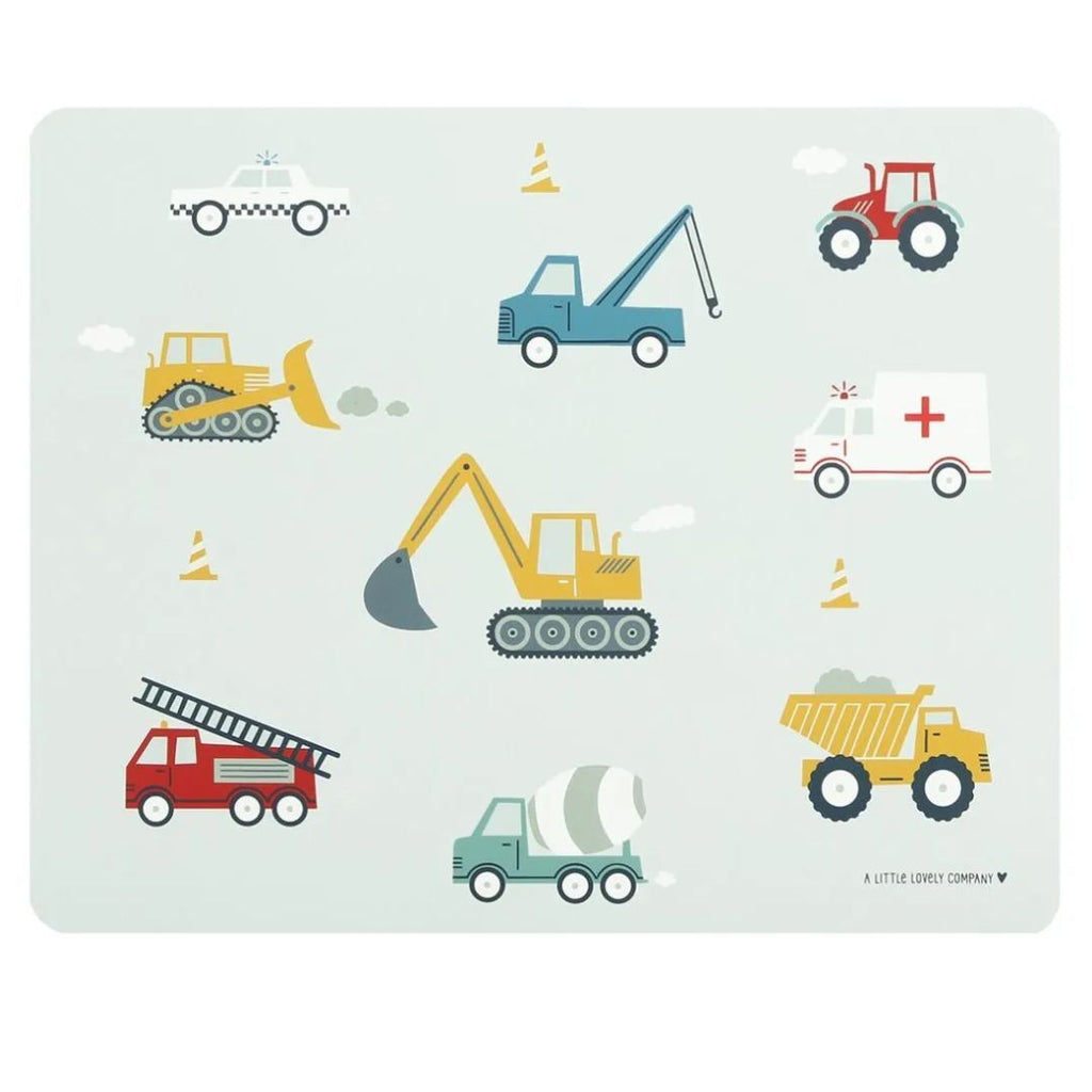 placemat-diskos-soupla-viniliou-a-little-lovely-company-vehicles-oneandonlybaby.gr