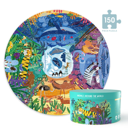 round-puzzle-animals-around-the-world-mideer-oneandonlybaby.gr