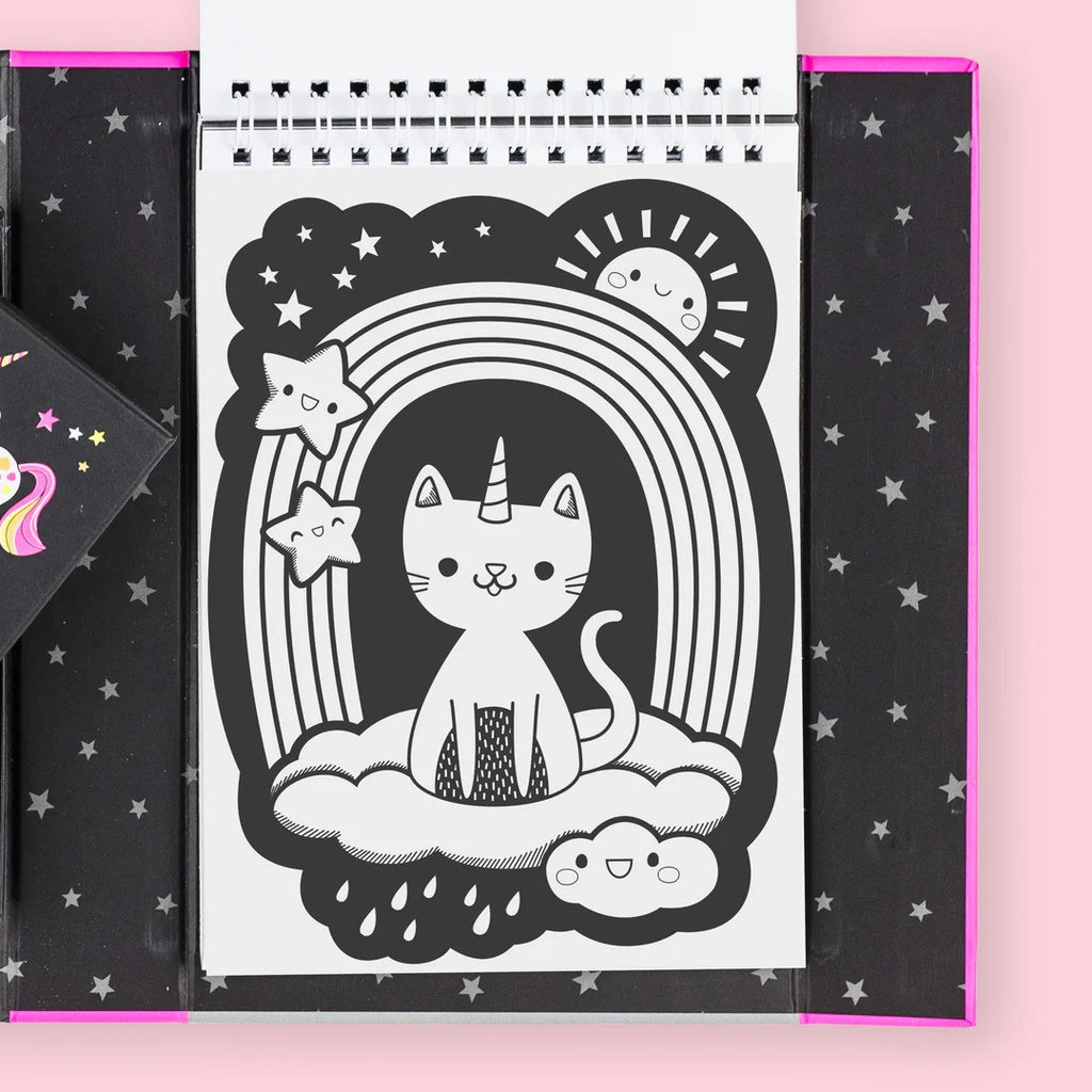 set-drastiriotiton-neon-colouring-set-unicorn-and-friends-tiger-tribe-oneandonlybaby.gr