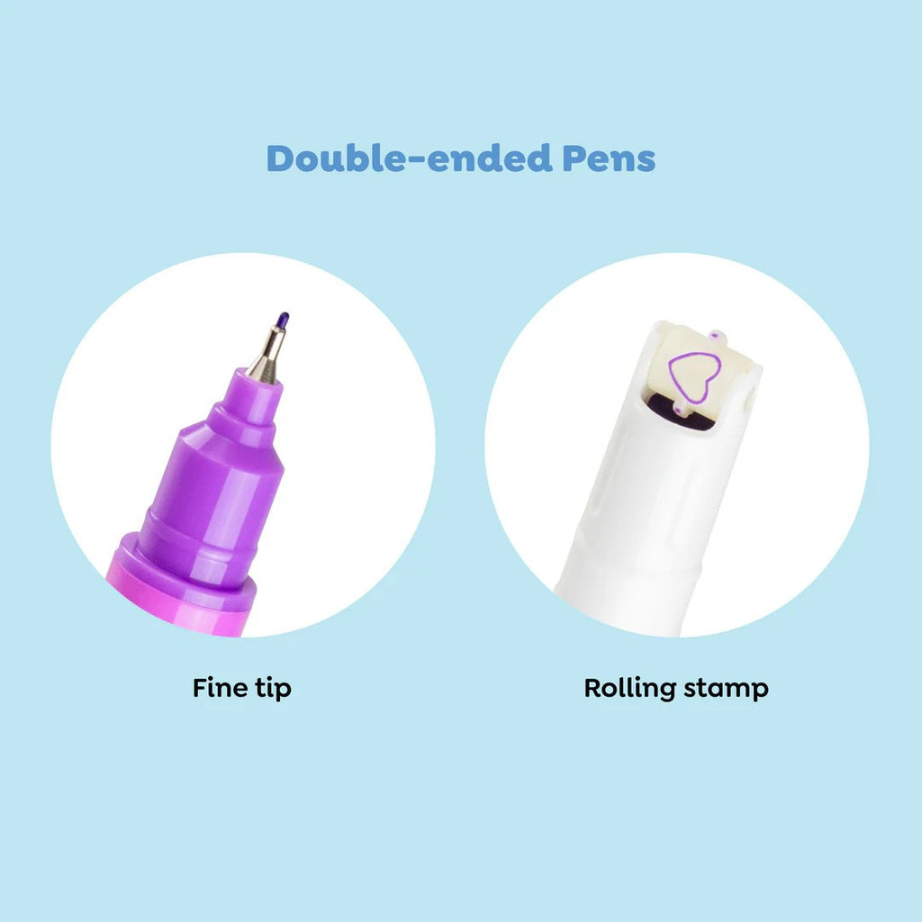 stylo-diplis-grafis-roller-pattern-pens-tiger-tribe-oneandonlybaby.gr