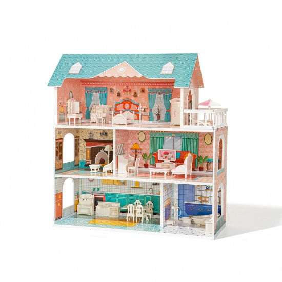 xylino-kouklospito-me-3-orofous-kai-28-axesouar-grace-princess-wooden-dollhouse-2-oneandonlybaby.gr