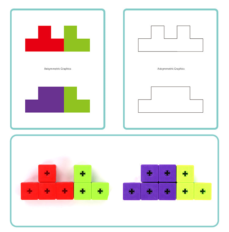 Cube Blocks - 36 Εκπαιδευτικές Κάρτες oneandonlybaby.gr