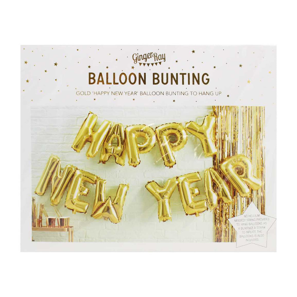 giortini-xrysi-girlanda-gold-happy-new-year-balloon-bunting-gingerray-oneandonlybaby.gr