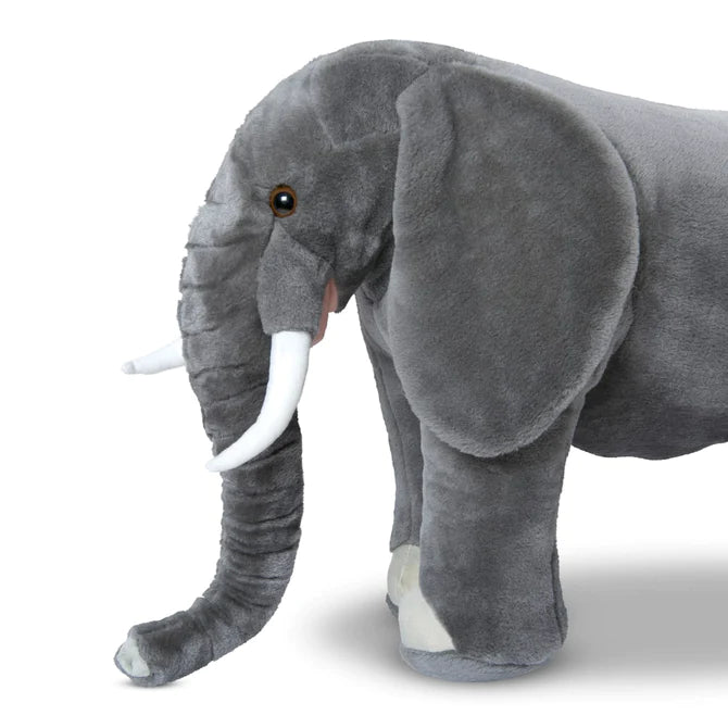 Peluche Eléphant Géante Gris 70 Cm – HoGo - Teddyway