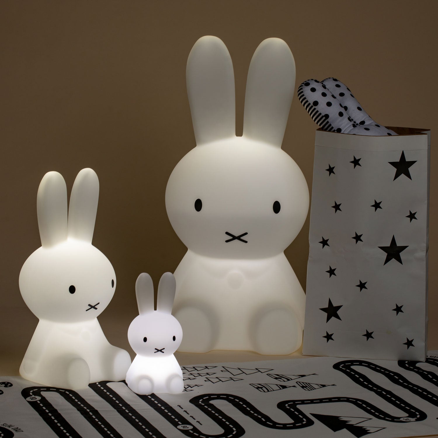 Rabbit Led Night Light - Rabbit Led Lamp Large – One & Only Baby