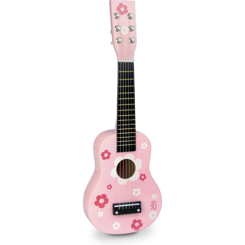 xylini-paidiki-kithara-wooden-kids-guitar-flowers-vilac-oneandonlybaby.gr